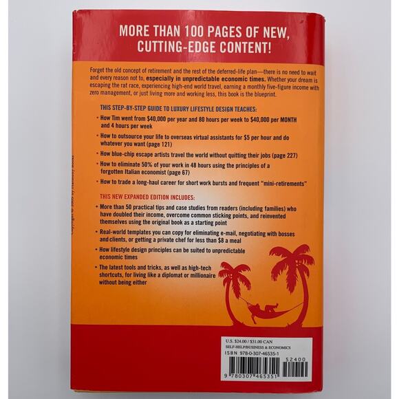 The 4-Hour Workweek by Timothy Ferriss Hardcover 2010 Work Career Retirement - Picture 2 of 7